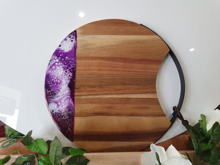 Resin Cheese Board 8 Hot Cut