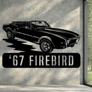 HICA_00025 - 67 Pontiac Firebird Convertible Shed Sign - Product Image